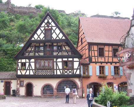 Kaysersberg : vue du pont fortifi